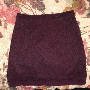 Lacey purple skirt